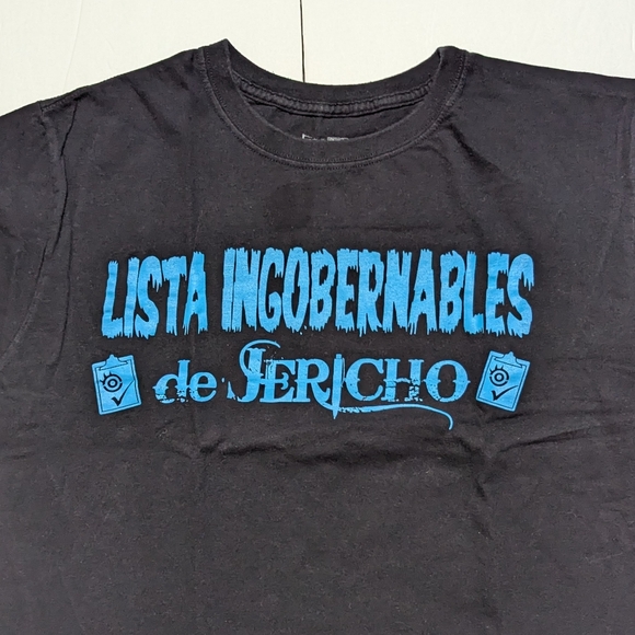 Los Ingorbernables de Jericho T-Shirt. Men's large. Used. NJPW LIJ AEW Chris - Picture 2 of 7